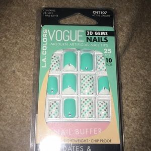 L.A. colors vogue 3D gem nails